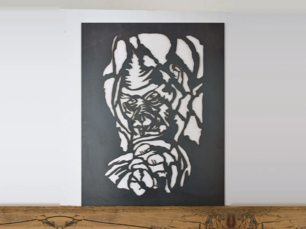 Stahlbild Gorilla
