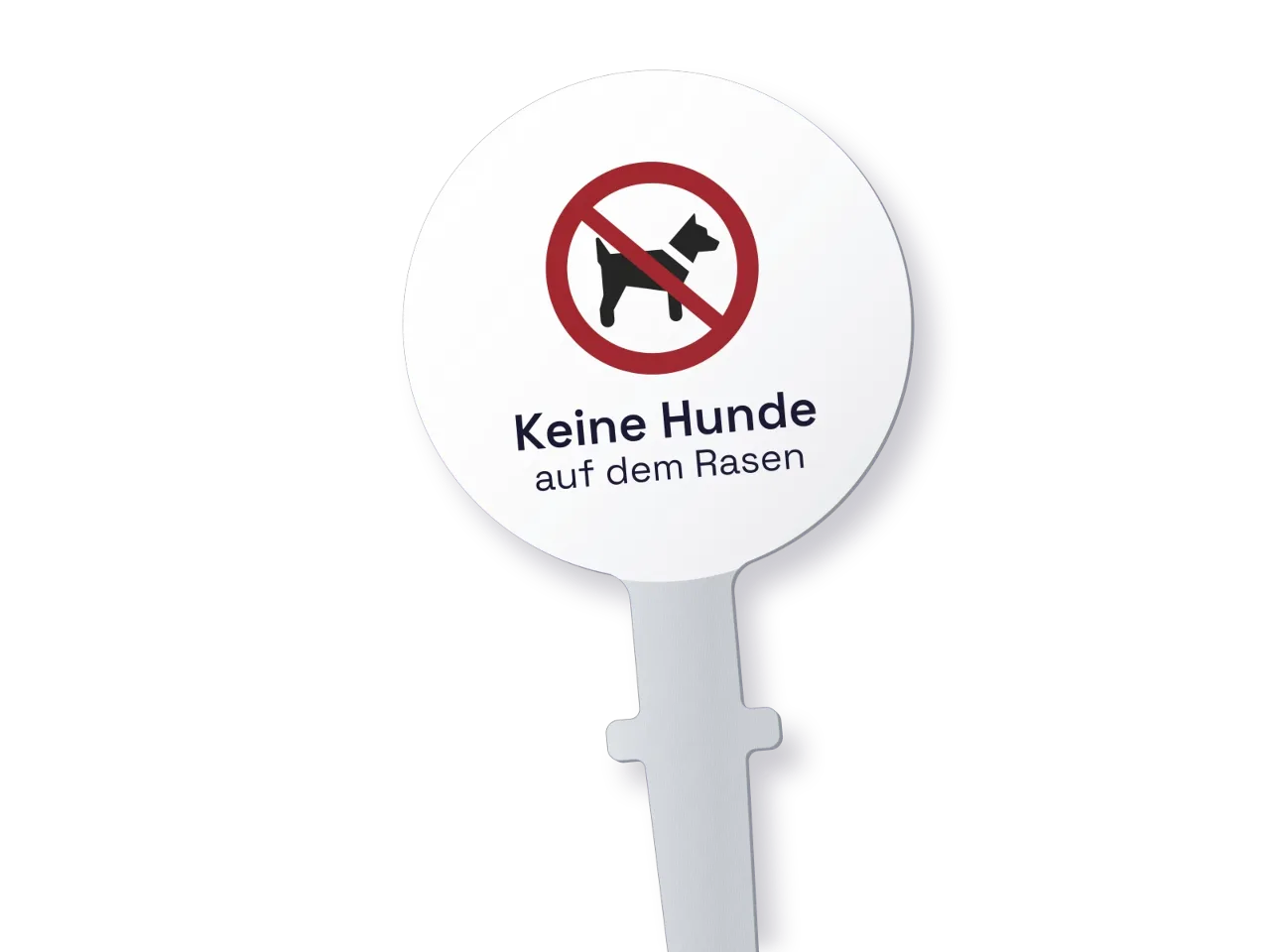 Rasenstecker «Keine Hunde auf dem Rasen»