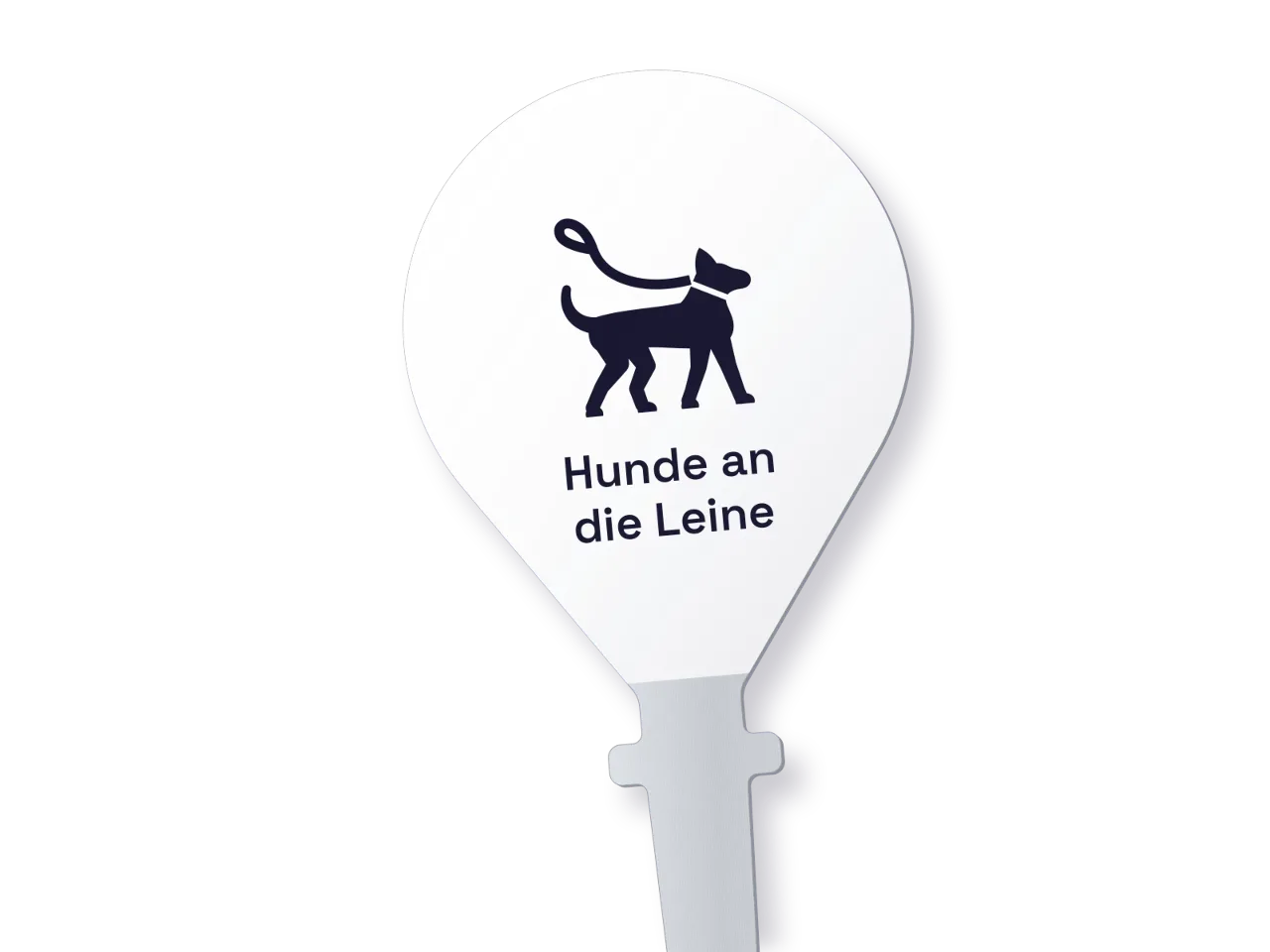 Rasenstecker «Hunde an die Leine»