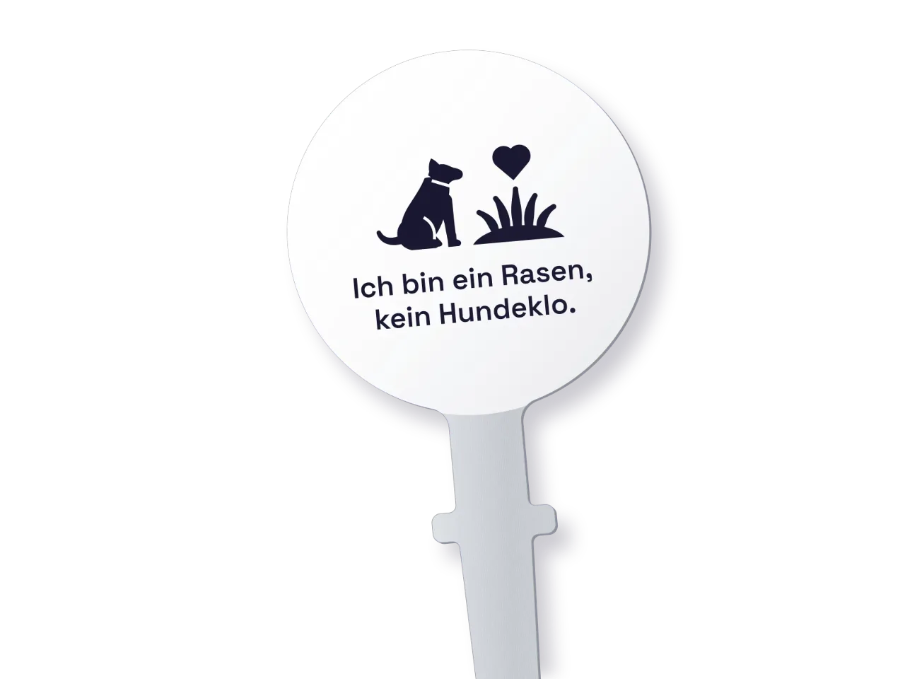Rasenstecker «Ich bin ein Rasen, kein Hundeklo»