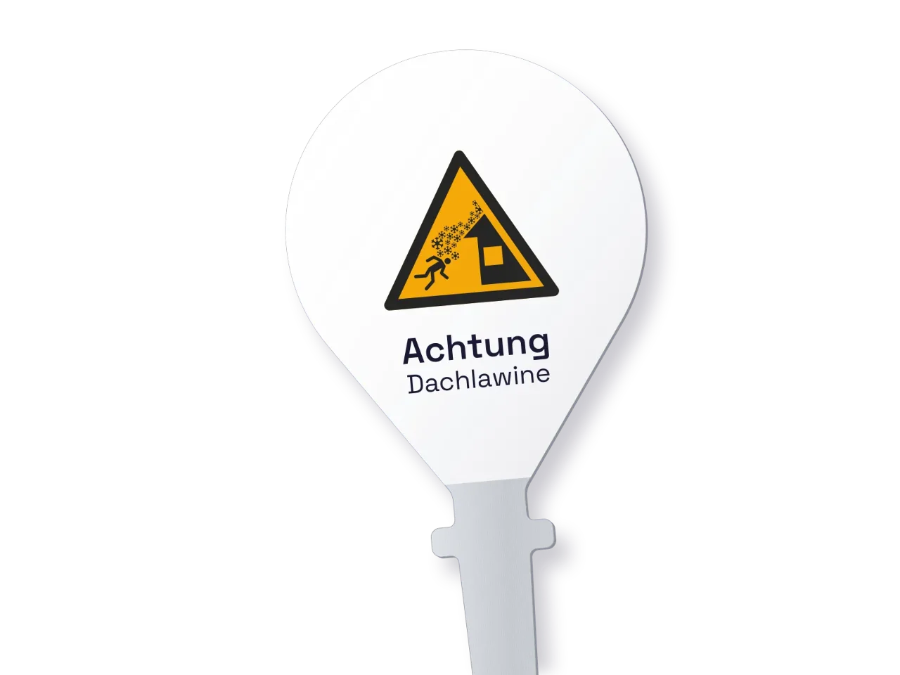 Stecker «Achtung Dachlawine»