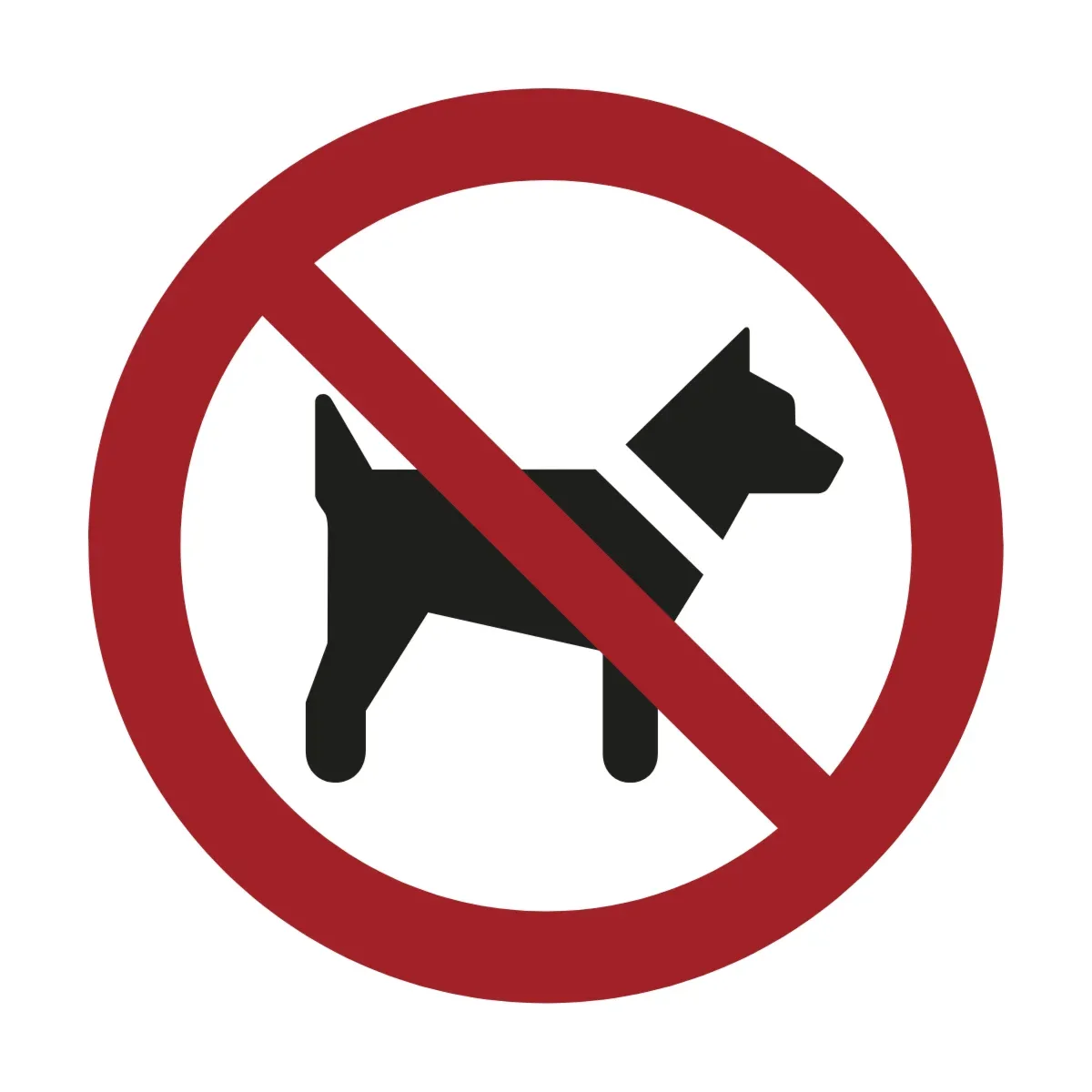 No dogs sign (pictogram)