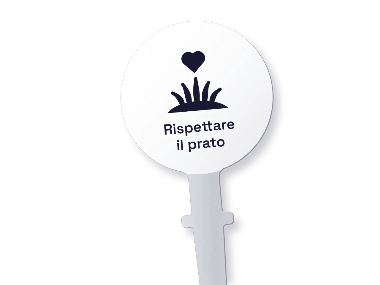 Cartello da prato «Si prega di rispettare il prato»