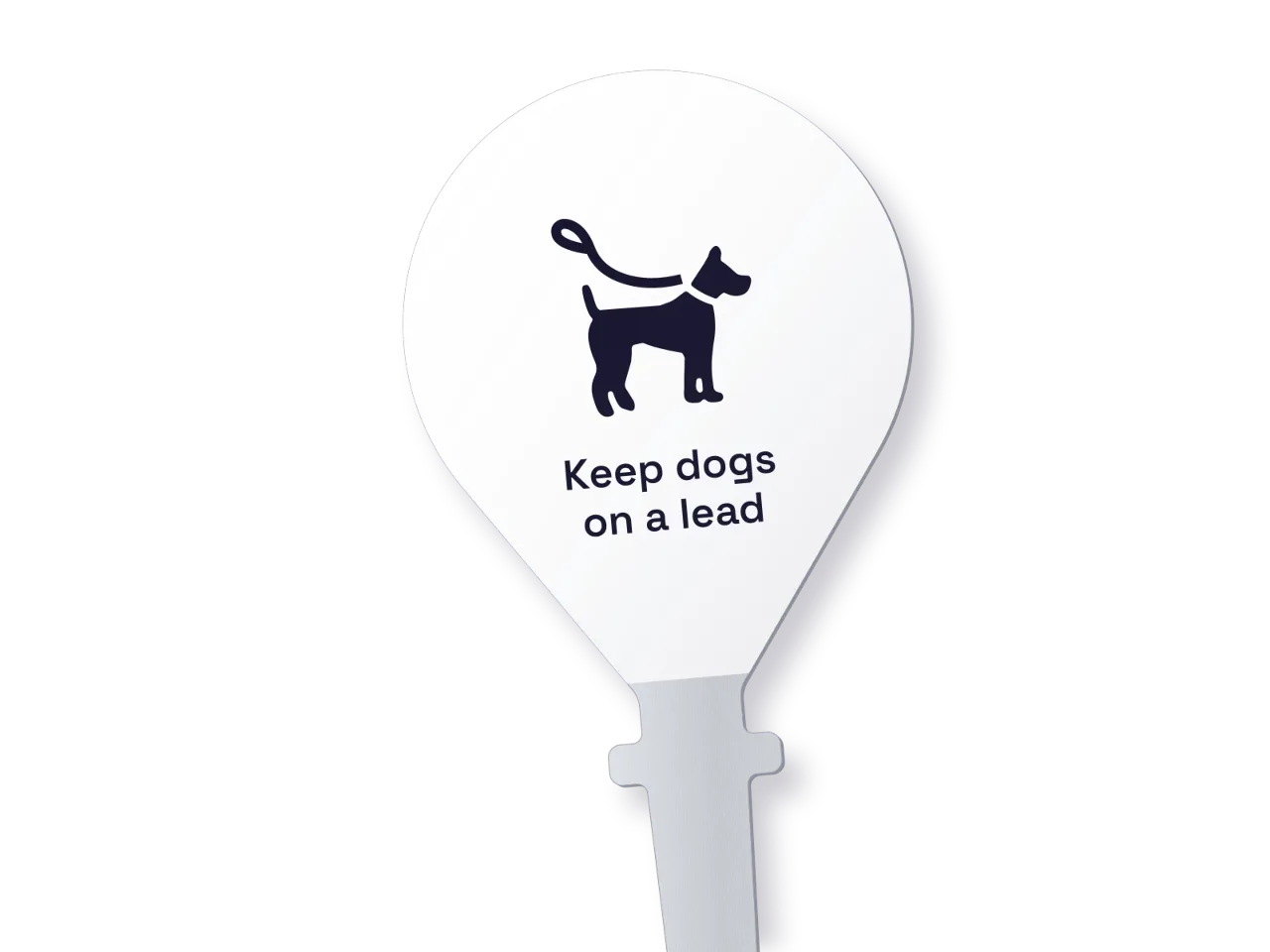 Rasenstecker «Hunde an die Leine»