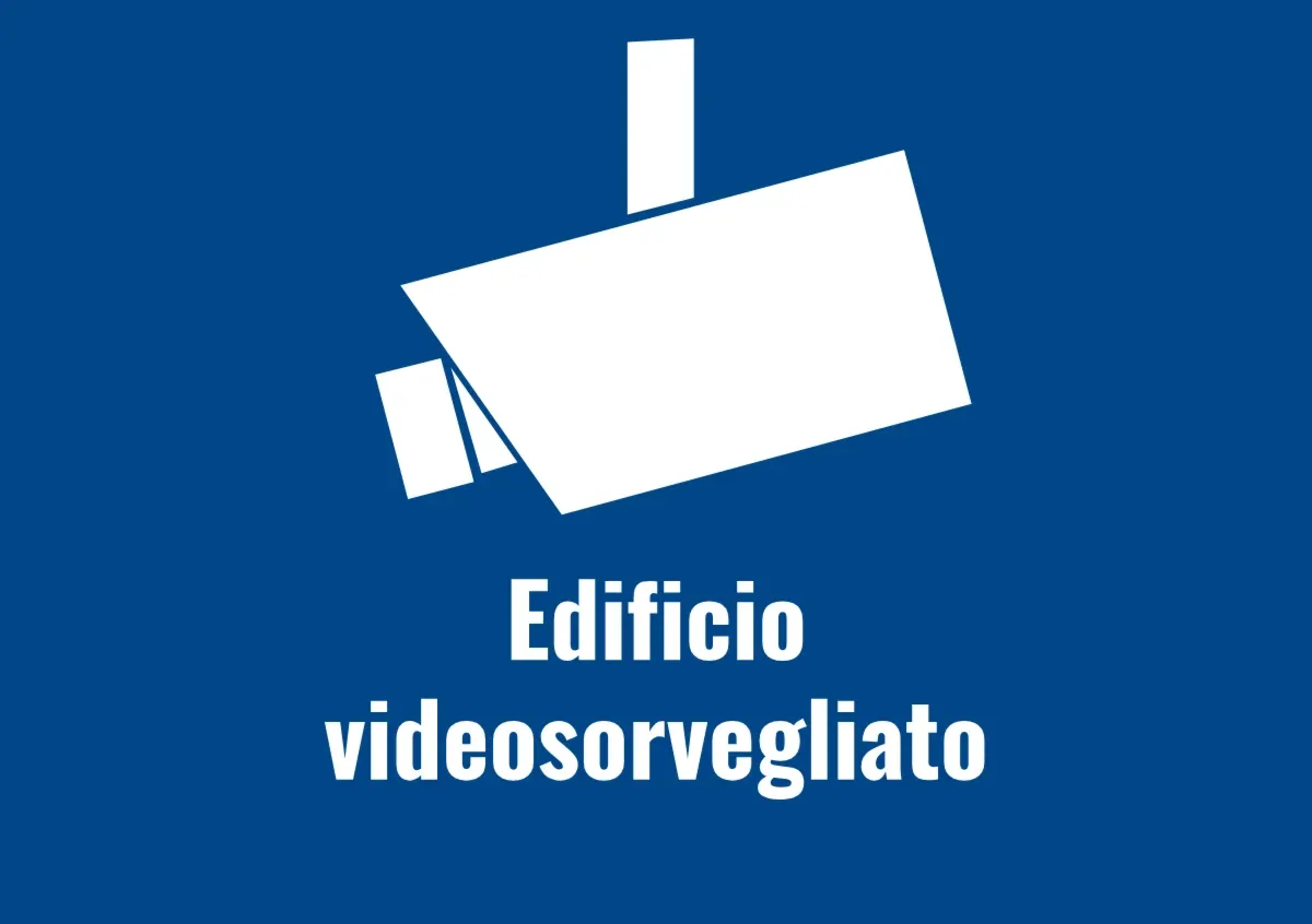 Cartello «Edificio videosorvegliato»