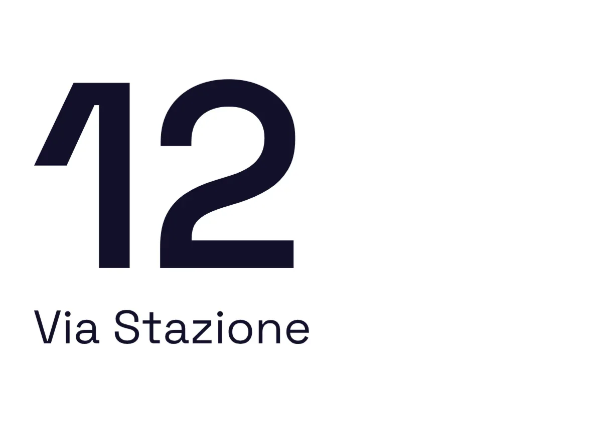 Targa numero civico con nome della via