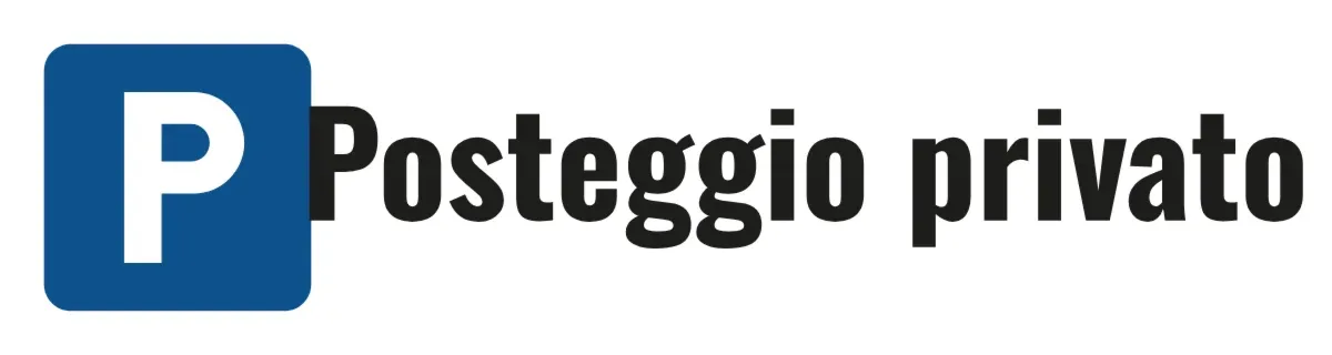 Cartello posteggio con testo personalizzato